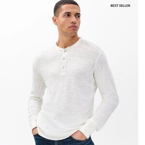 rag & bone Classic Flame Henley | Size Large